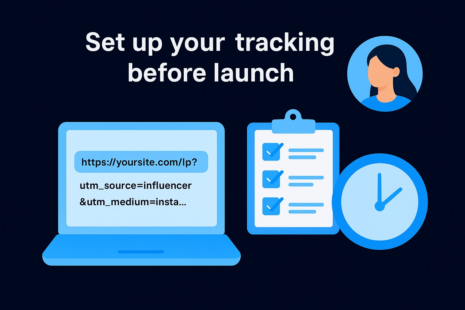 Set up your tracking before launch