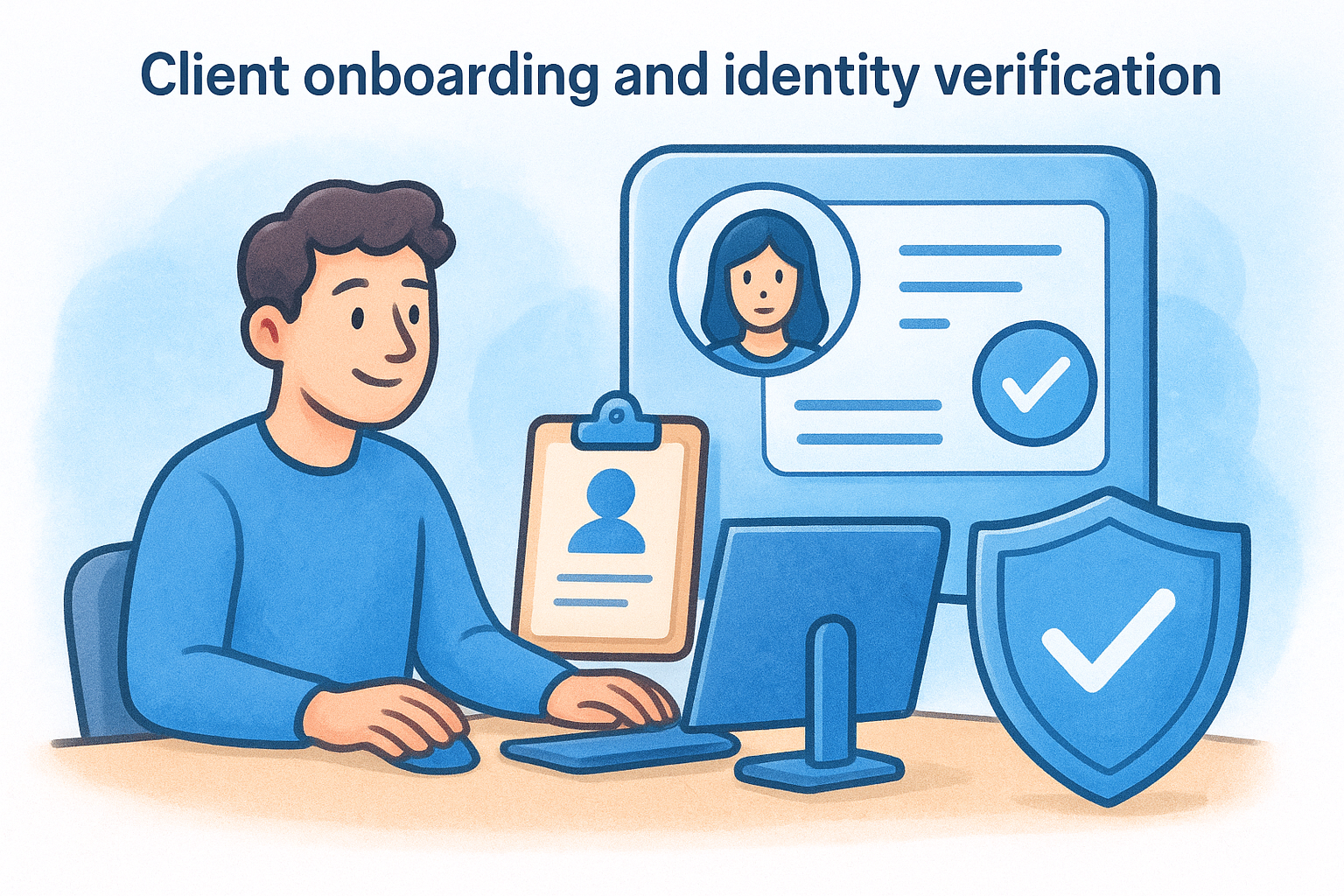 Client onboarding and identity verification