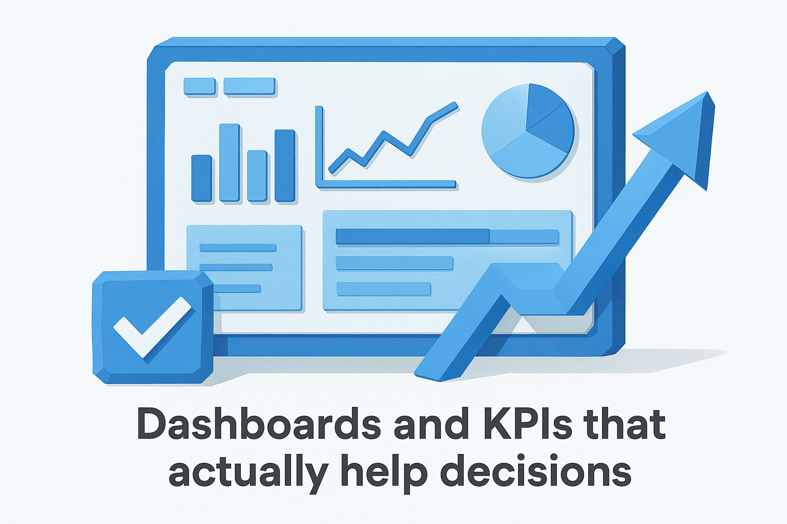 Dashboards and KPIs that actually help decisions