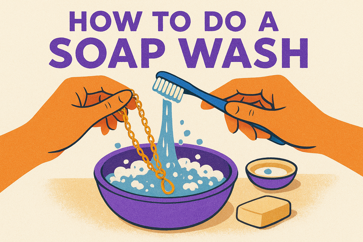 How to do a soap wash
