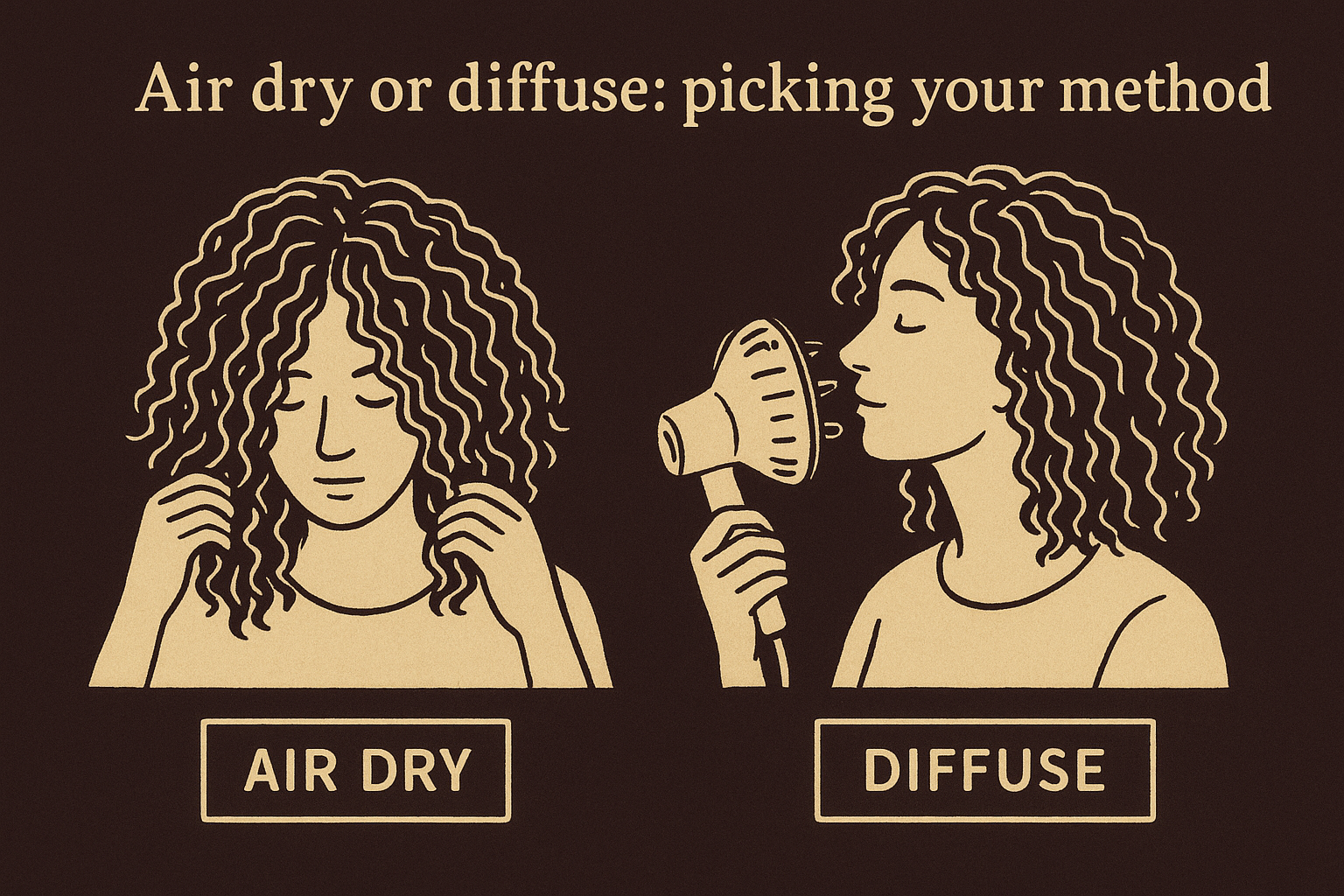 Air dry or diffuse: picking your method