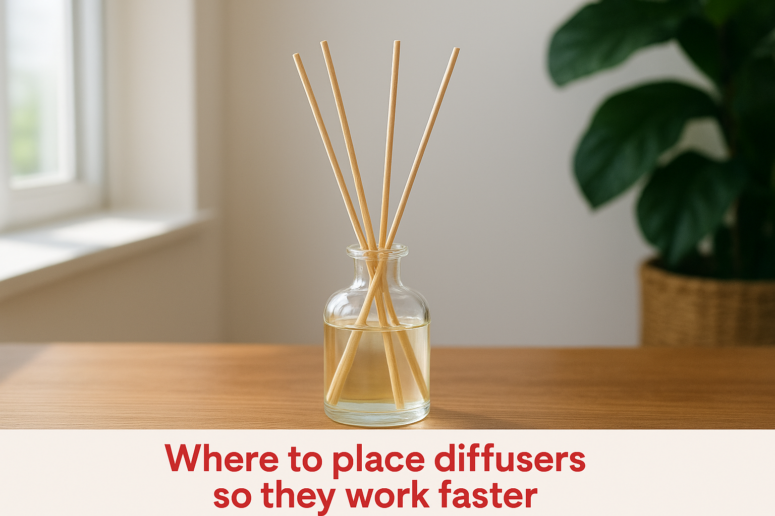 Where to place diffusers so they work faster