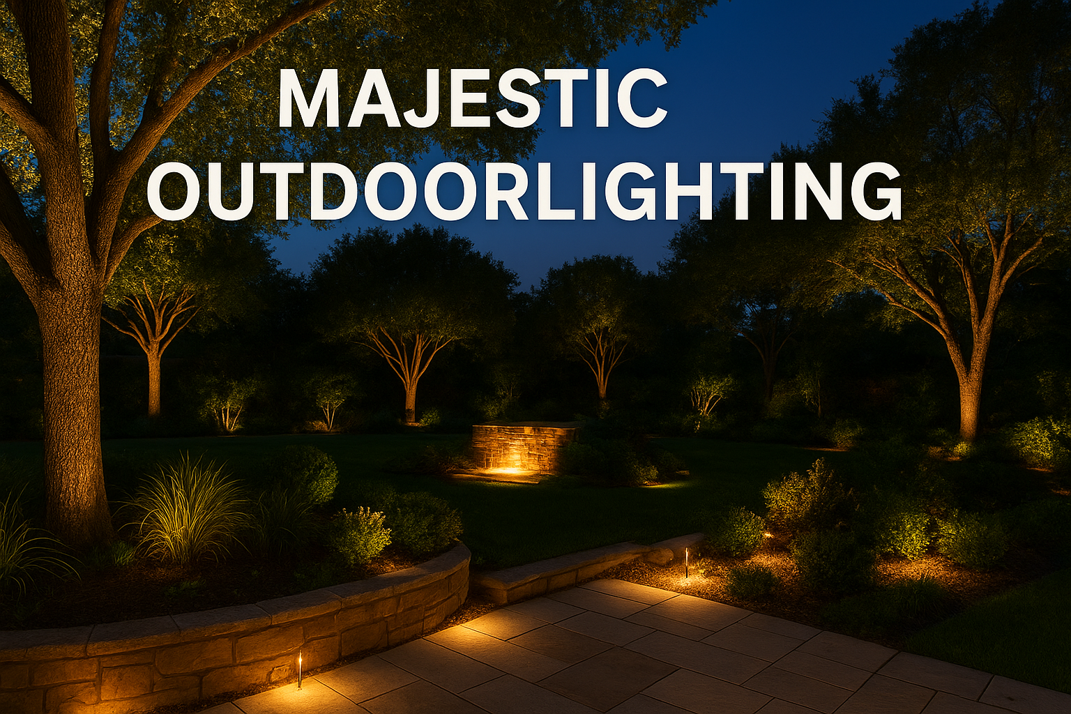 4. Majestic Outdoor Lighting