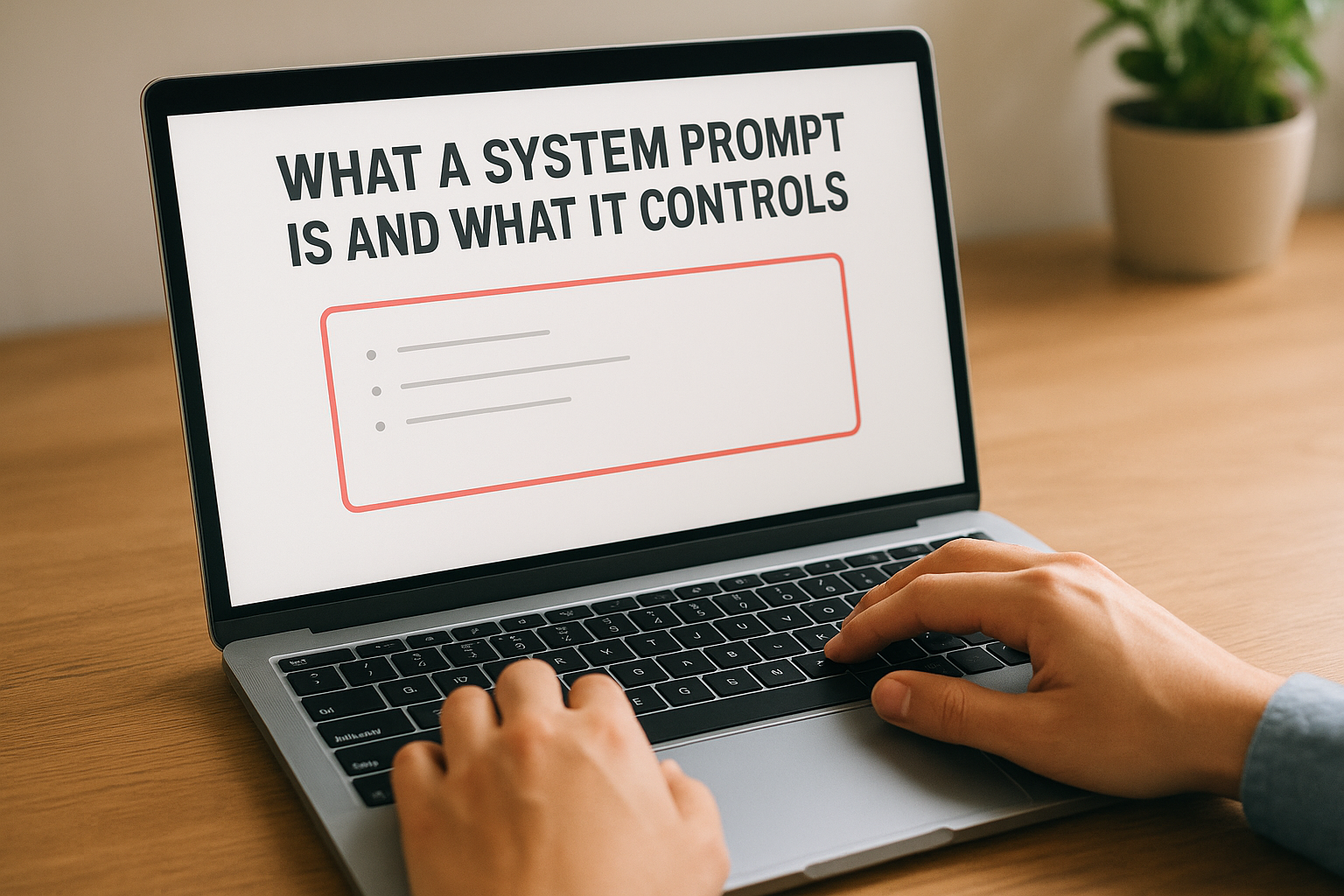 What a system prompt is and what it controls