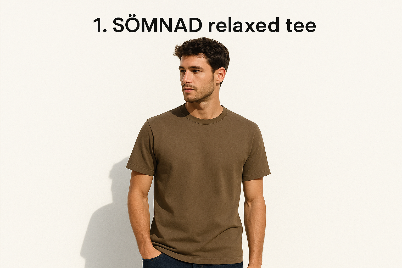 1. SÖMNAD relaxed tee