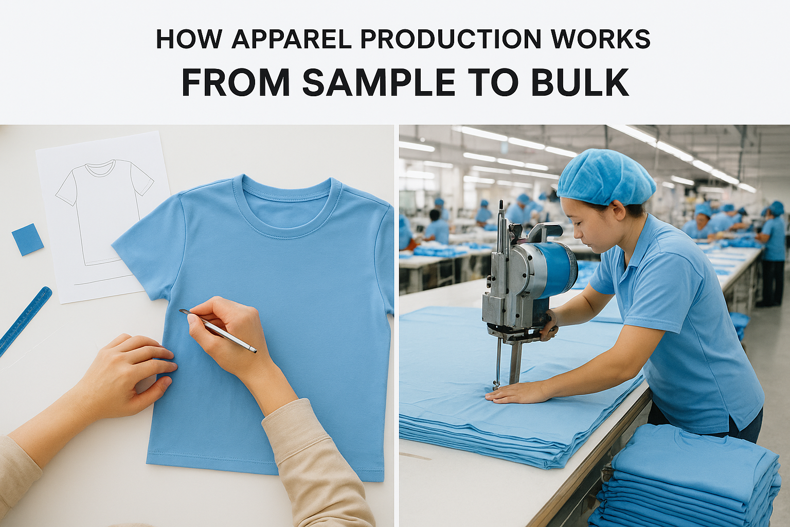 How apparel production works from sample to bulk