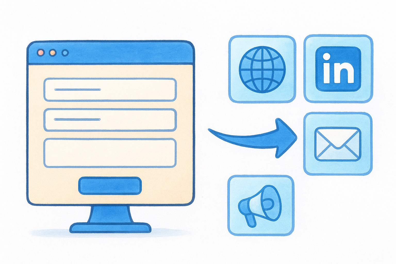 Web forms and multi-channel lead capture