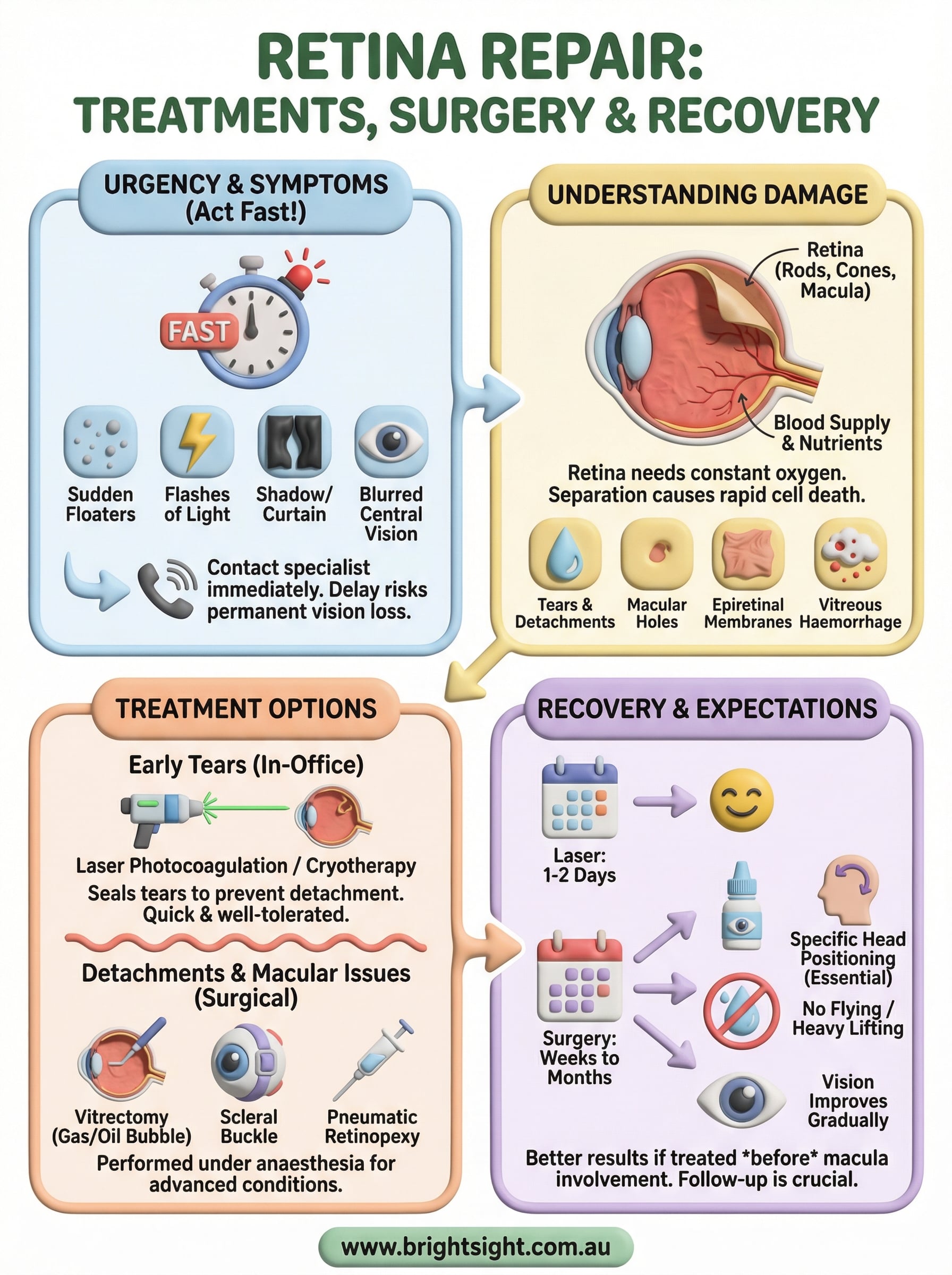 repair retina infographic