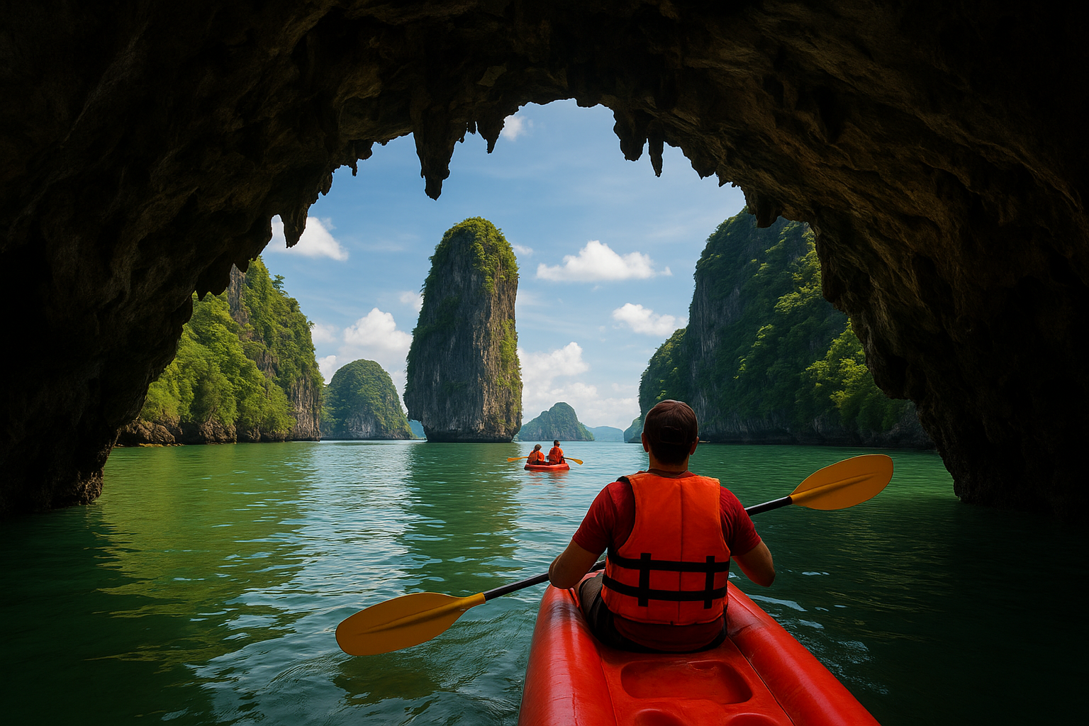 2. Zatoka Phang Nga i kajaki w jaskiniach