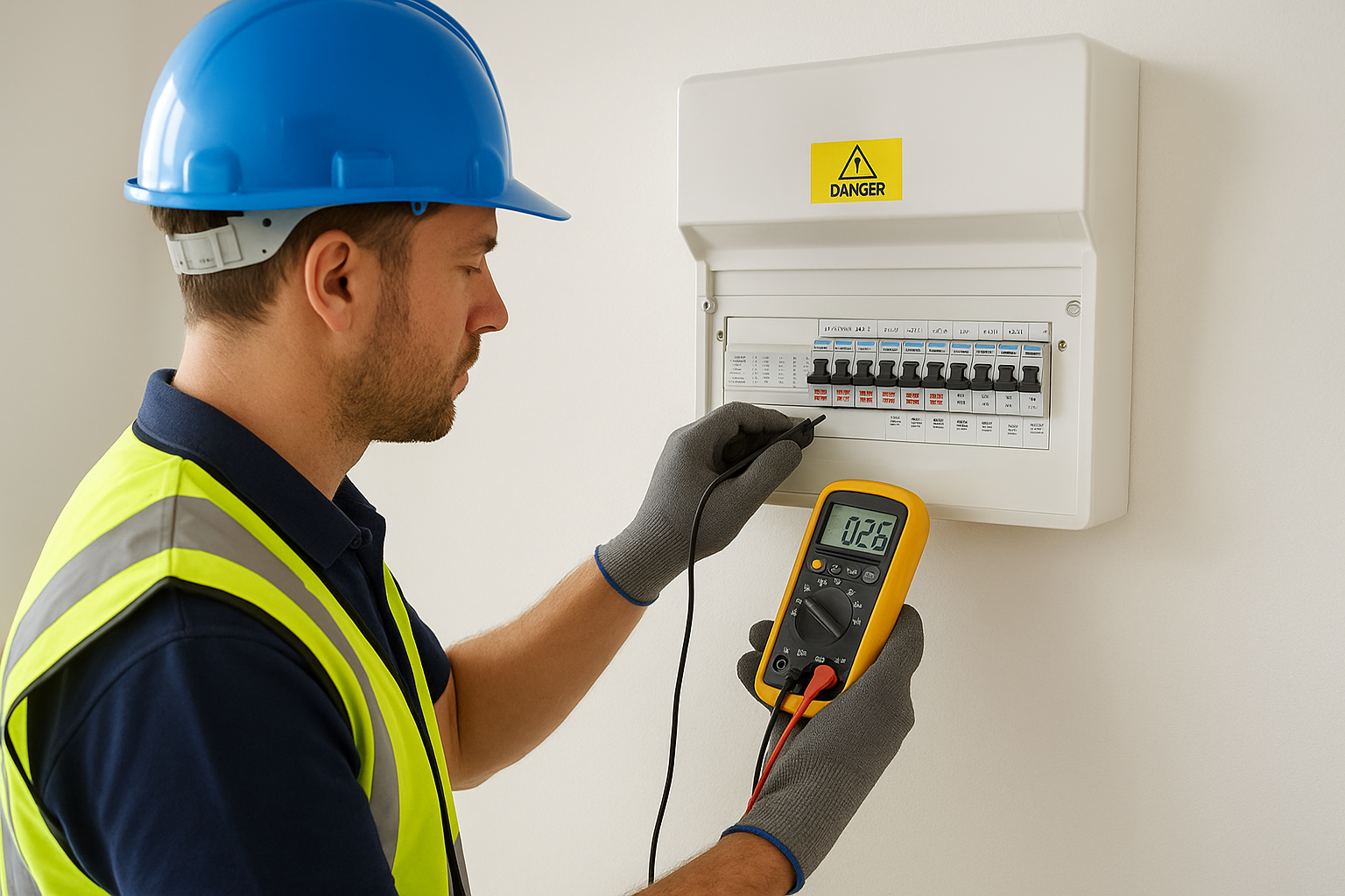 What the electrician inspects