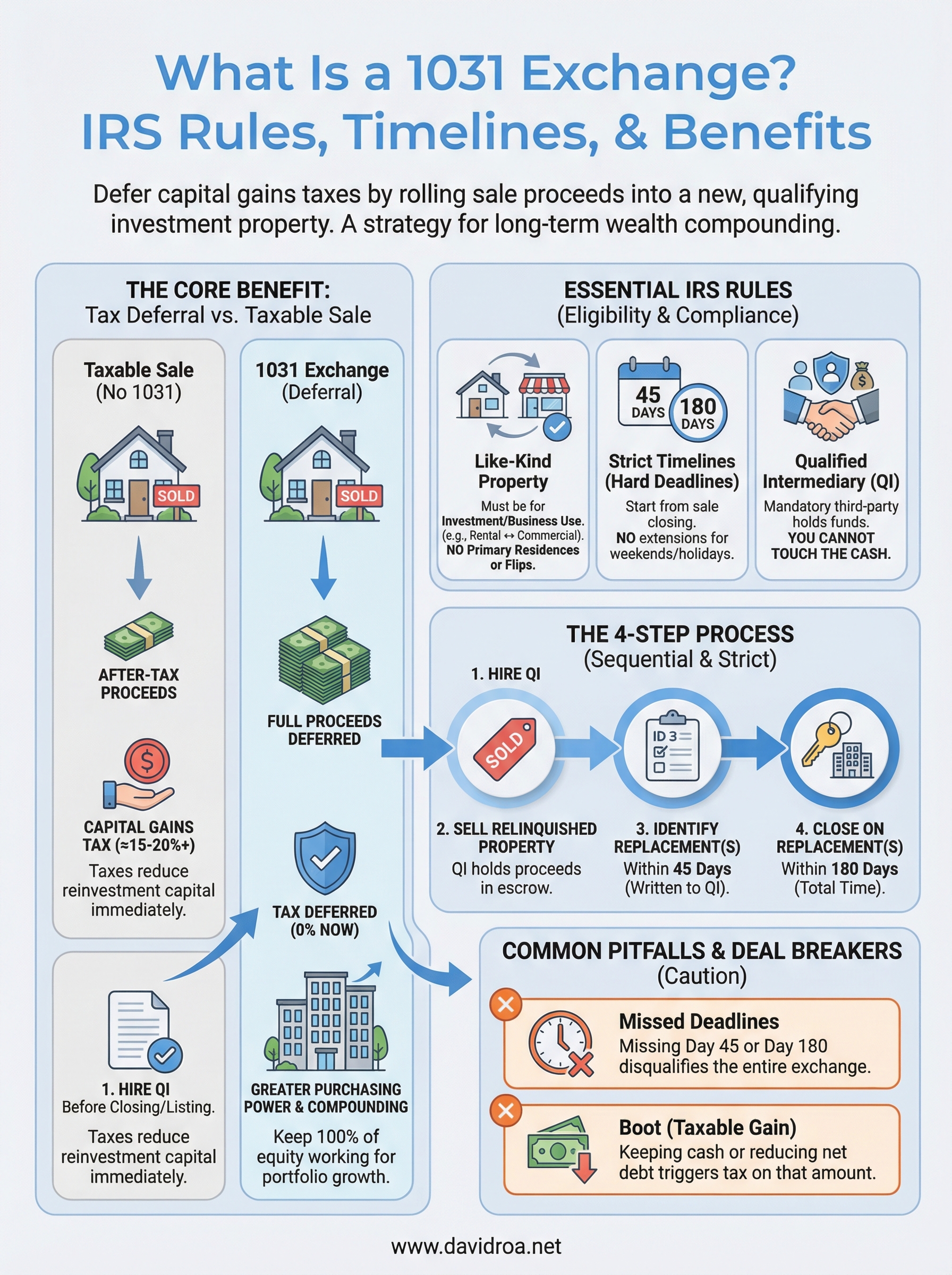 what is a 1031 exchange infographic
