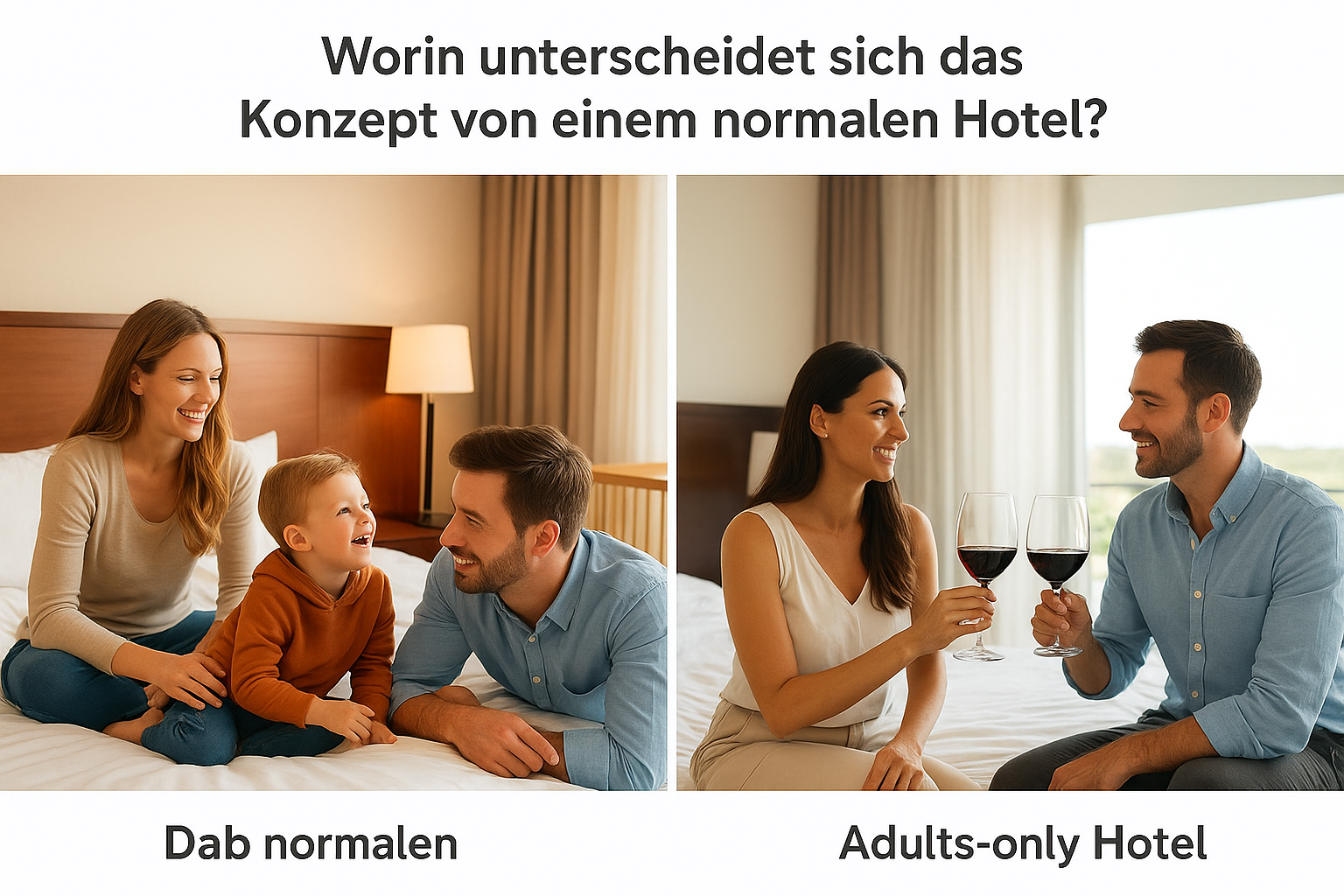 Worin unterscheidet sich das Konzept von einem normalen Hotel?