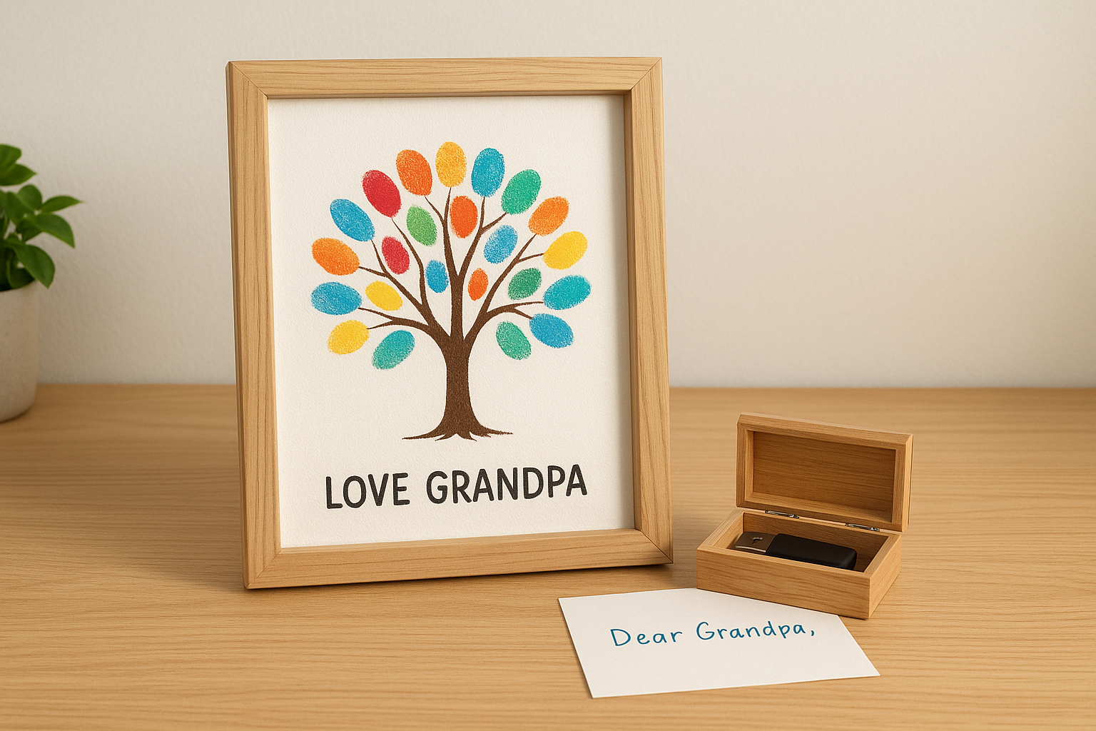 15. A DIY gift from grandkids that looks polished