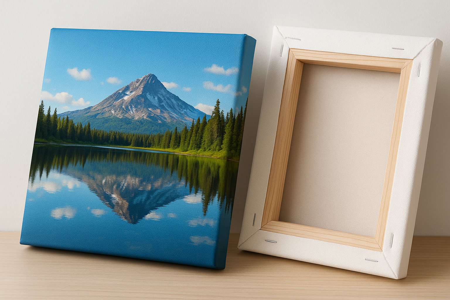 The actual definition of a canvas print