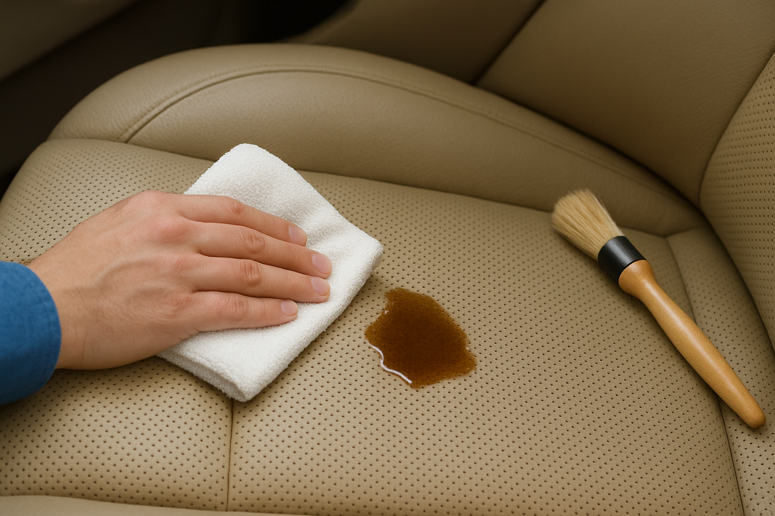 Step 4. Handle spills and odors in perforations