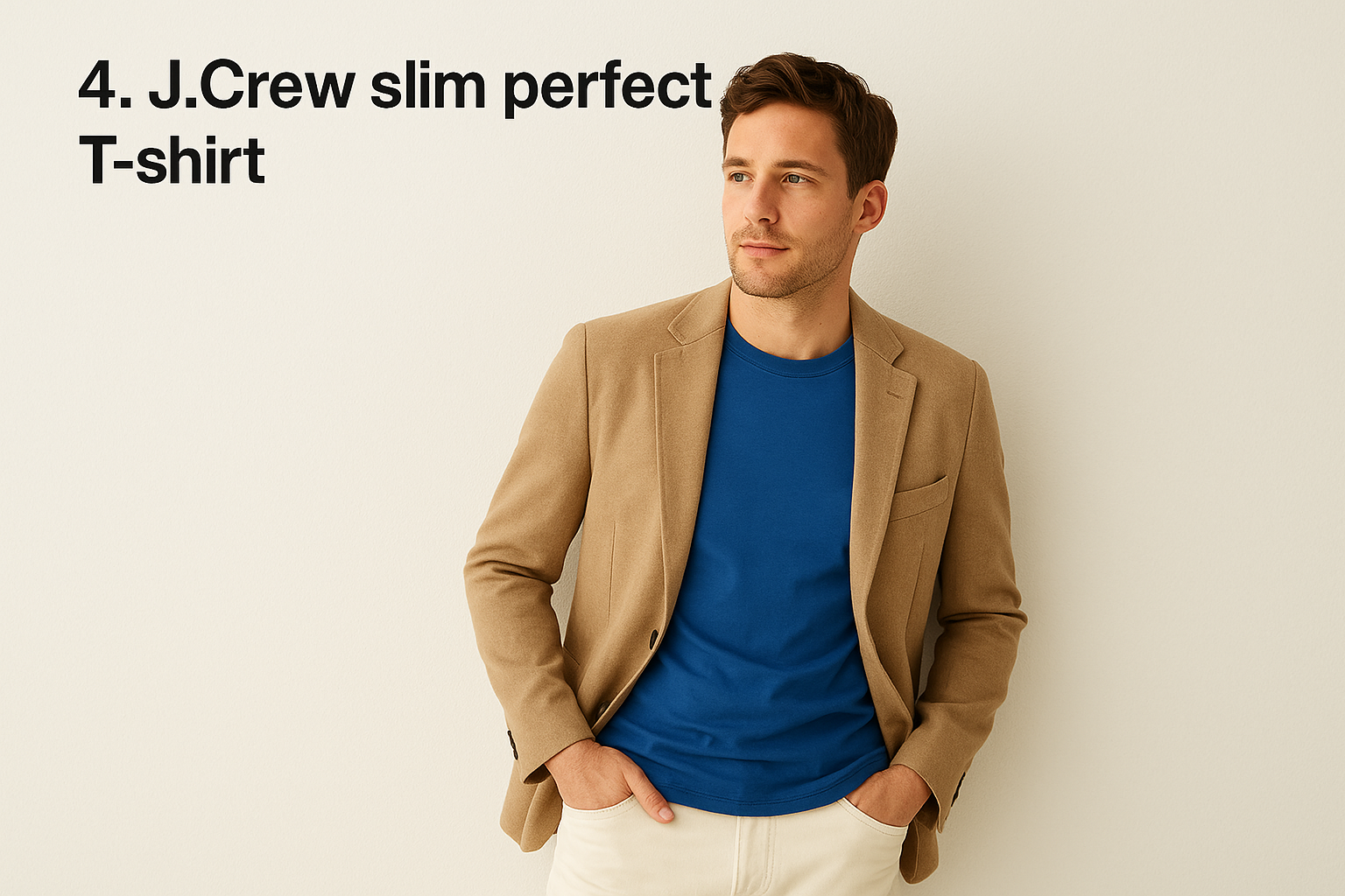 4. J.Crew slim perfect T-shirt