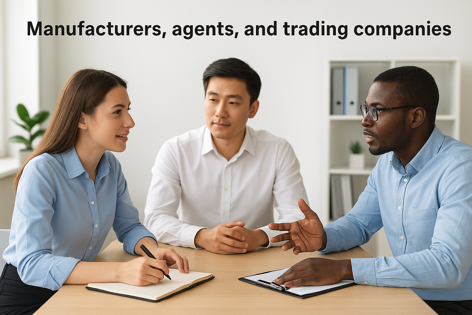 Manufacturers, agents, and trading companies
