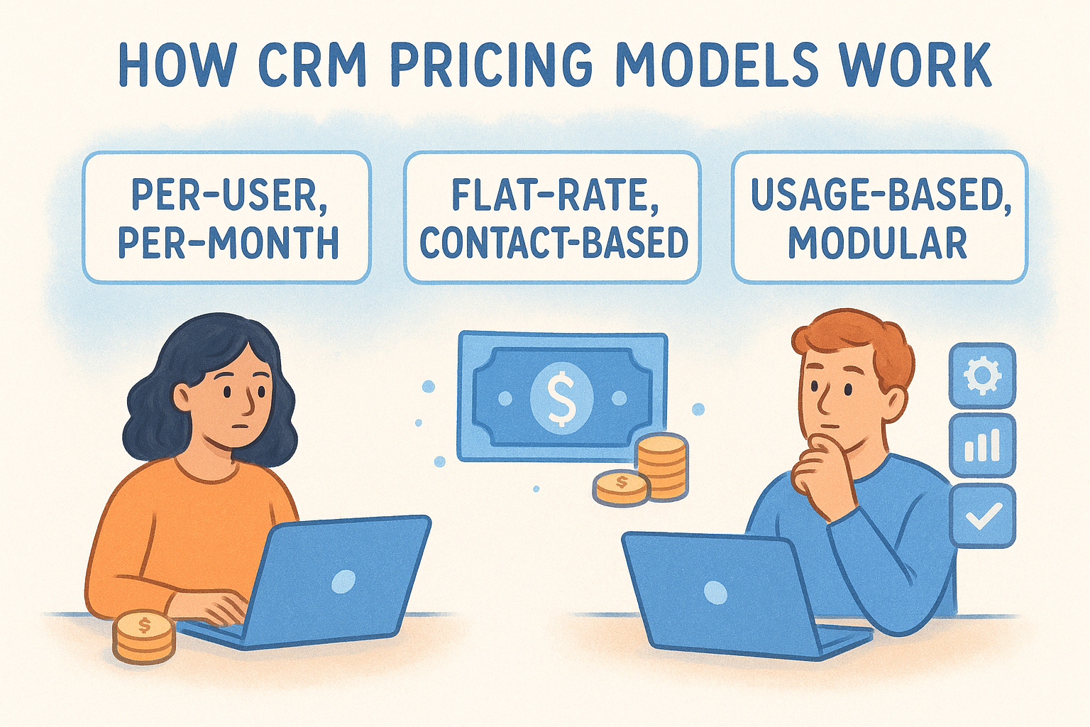 How CRM pricing models work