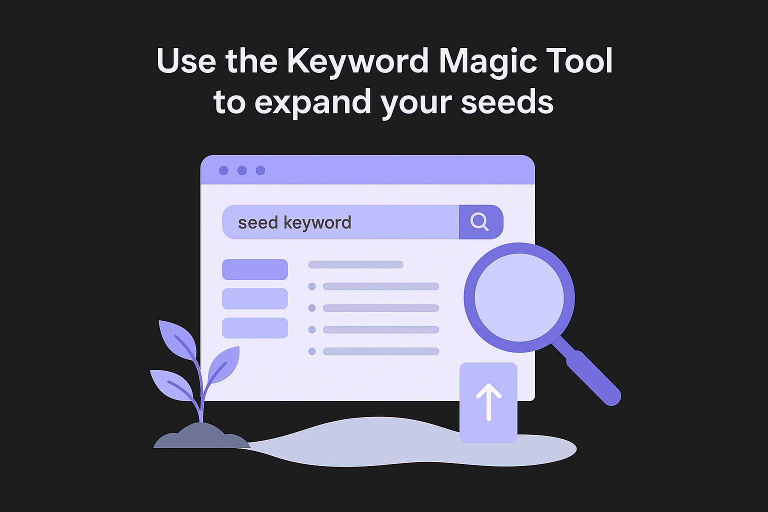 Use the Keyword Magic Tool to expand your seeds