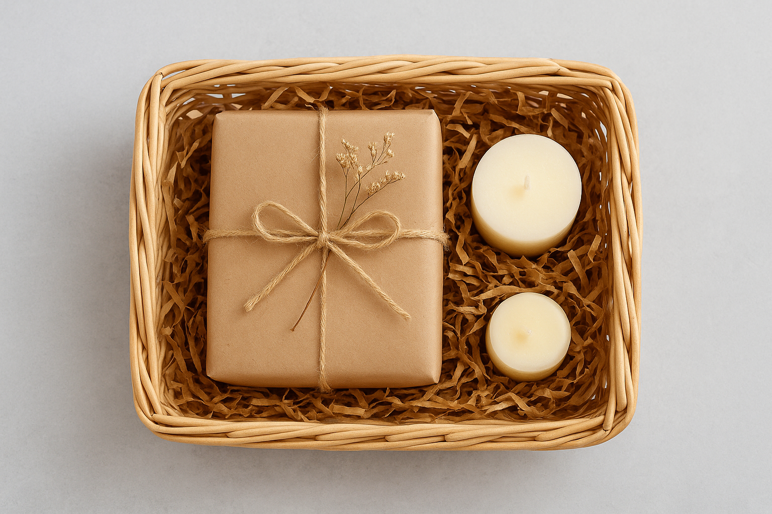 10. Use baskets and trays as the container