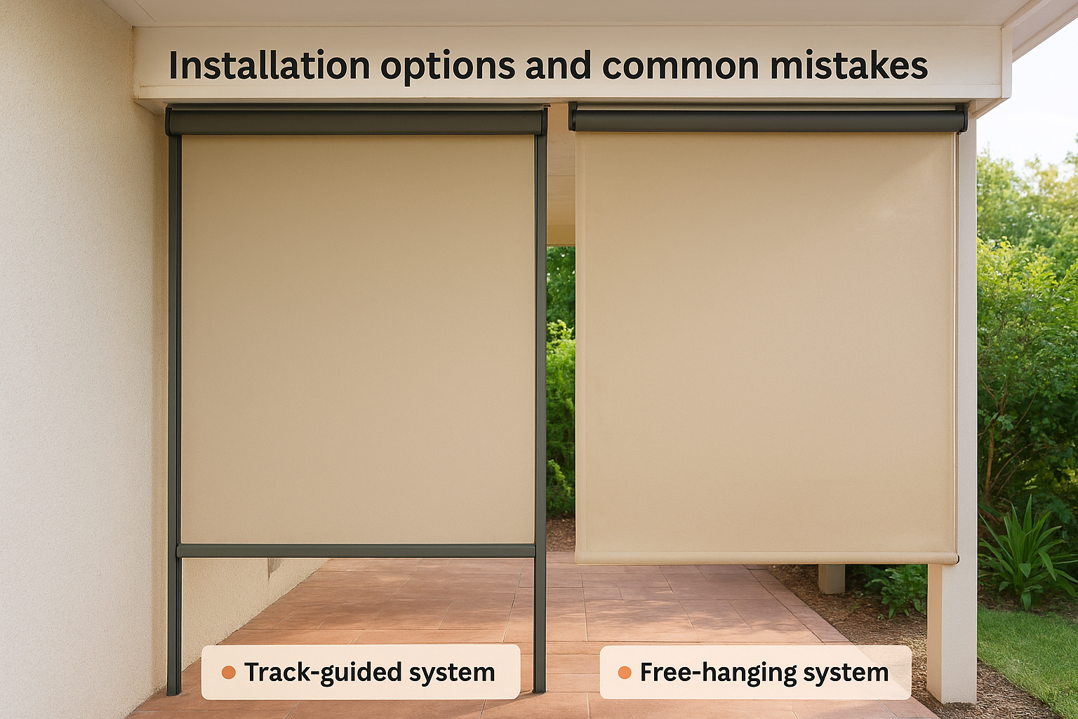 Installation options and common mistakes
