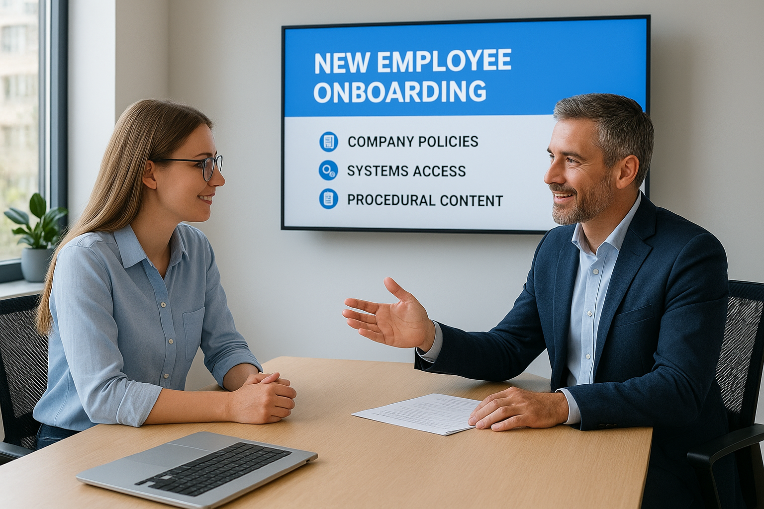 New employee onboarding