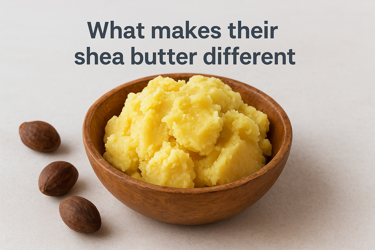 What makes their shea butter different