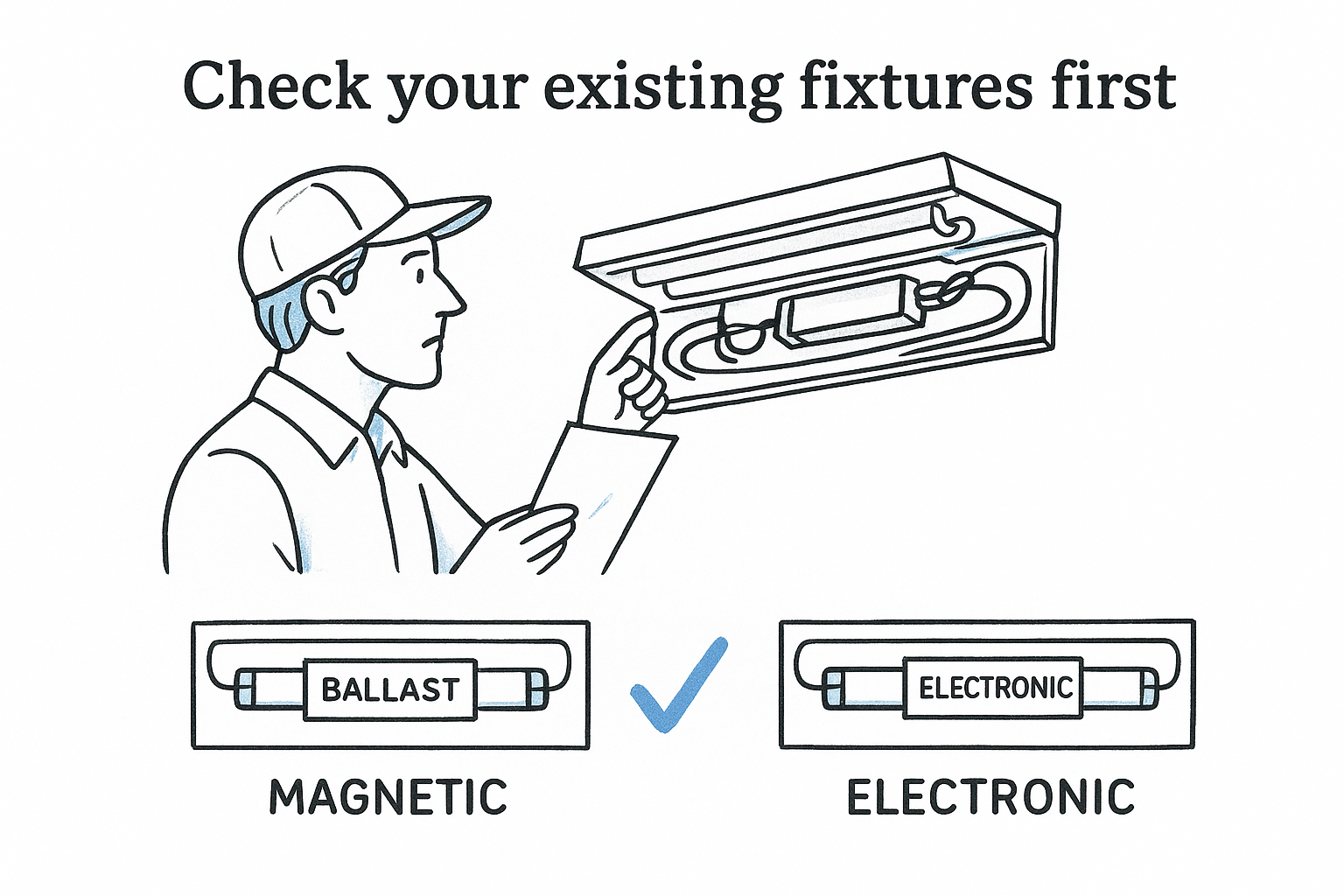 Check your existing fixtures first