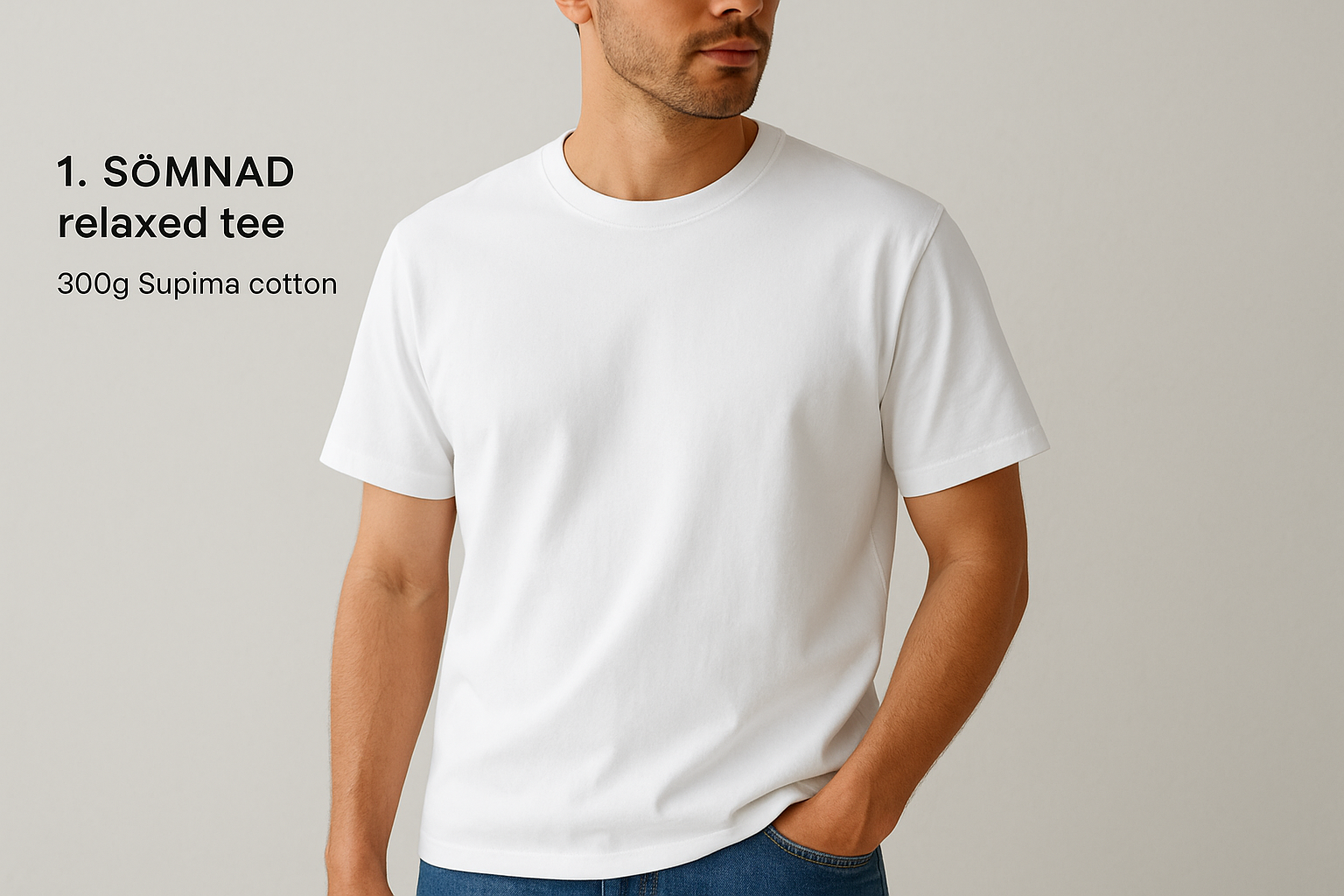 1. SÖMNAD relaxed tee
