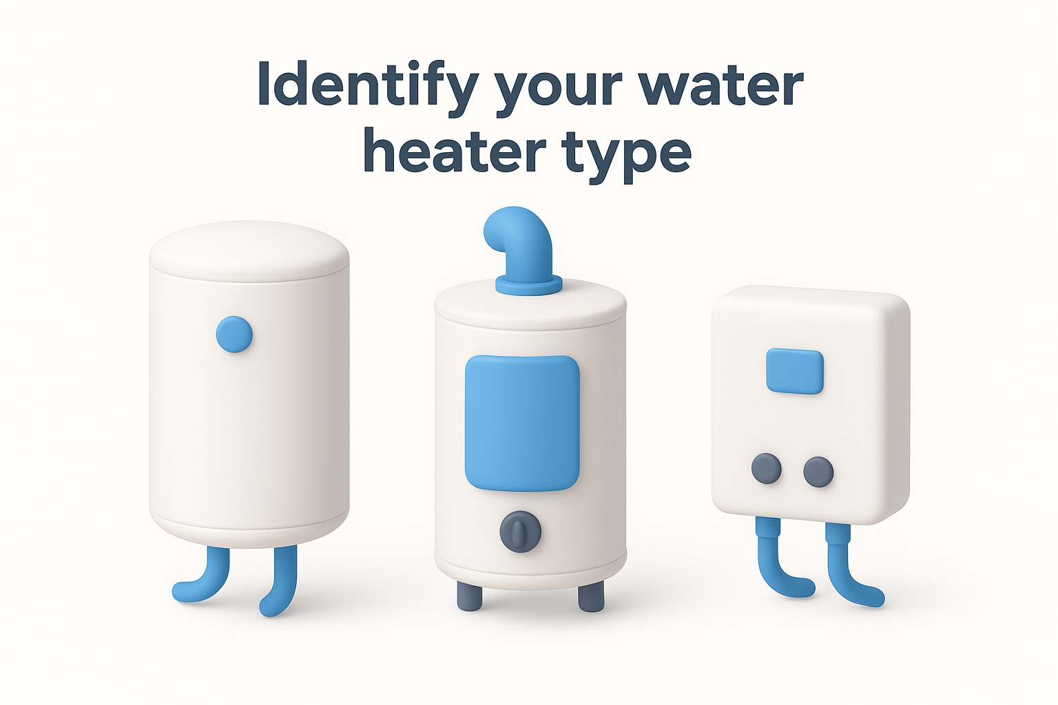 Identify your water heater type