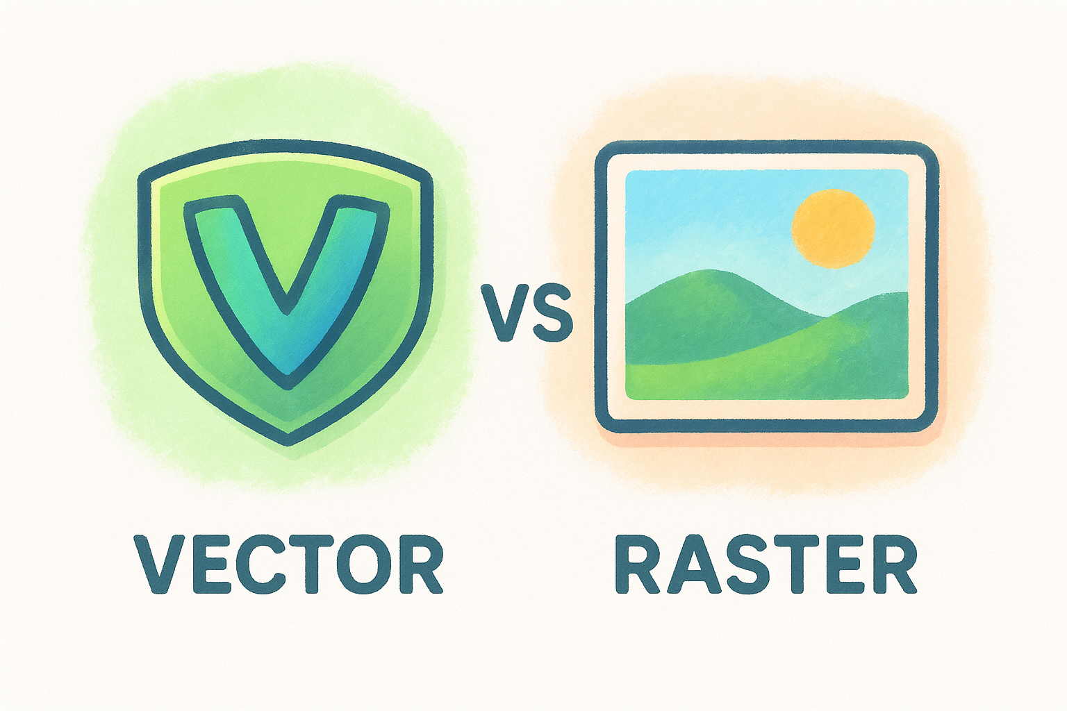 When to use vector vs. raster
