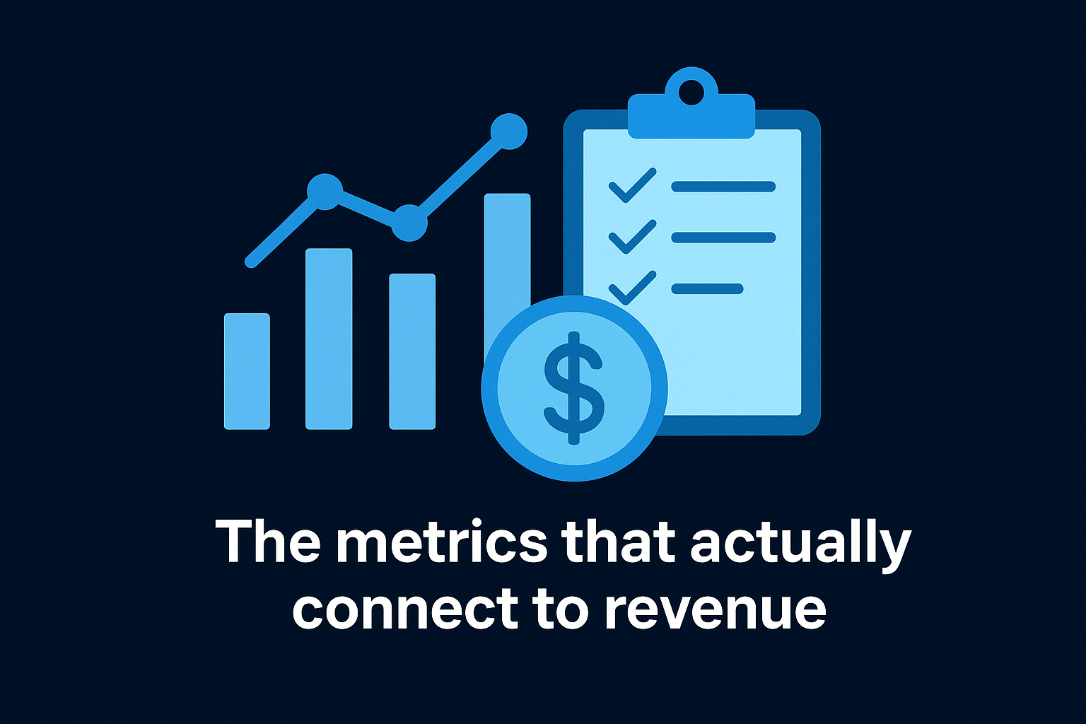 The metrics that actually connect to revenue