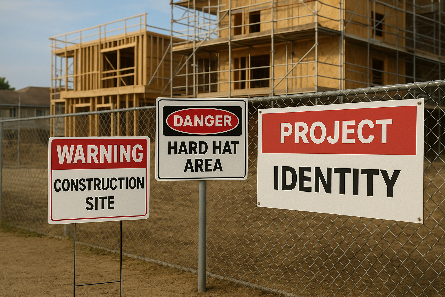 Site and project signage