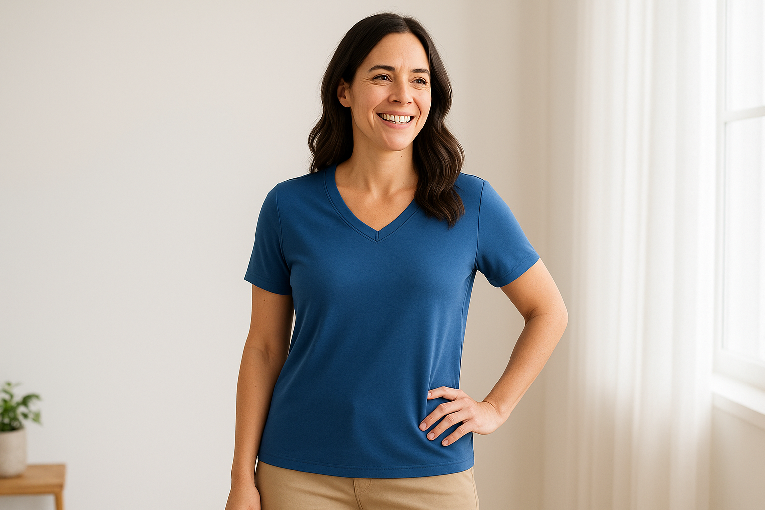 1. JudyP Apparel UPF 50+ Tencel tops