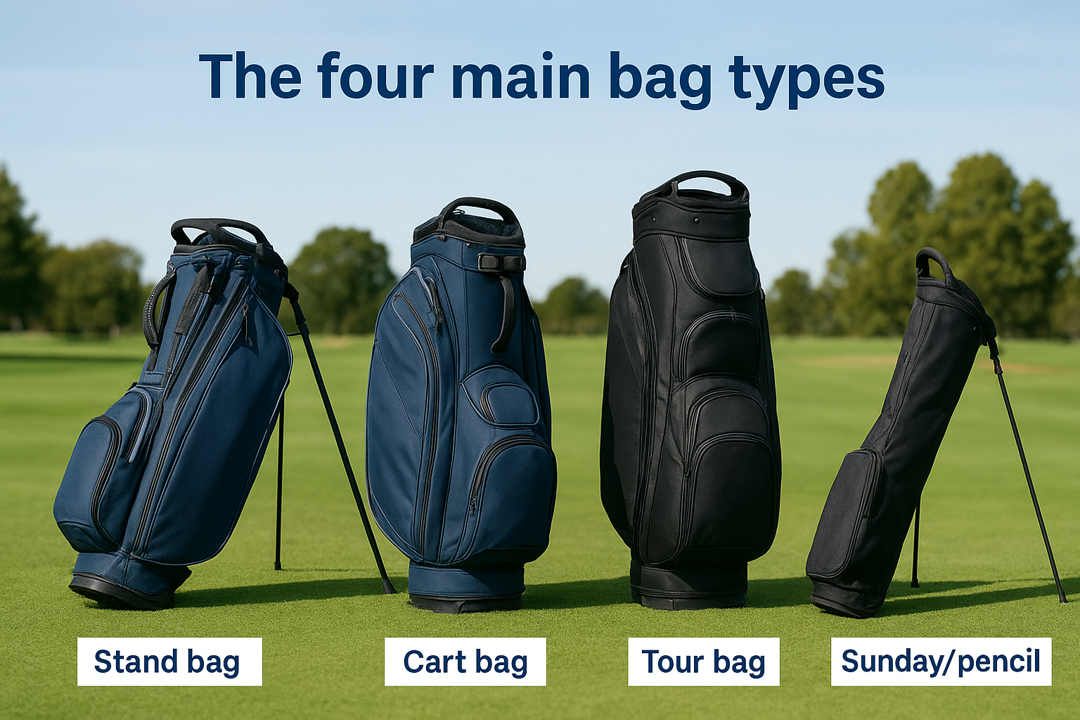The four main bag types