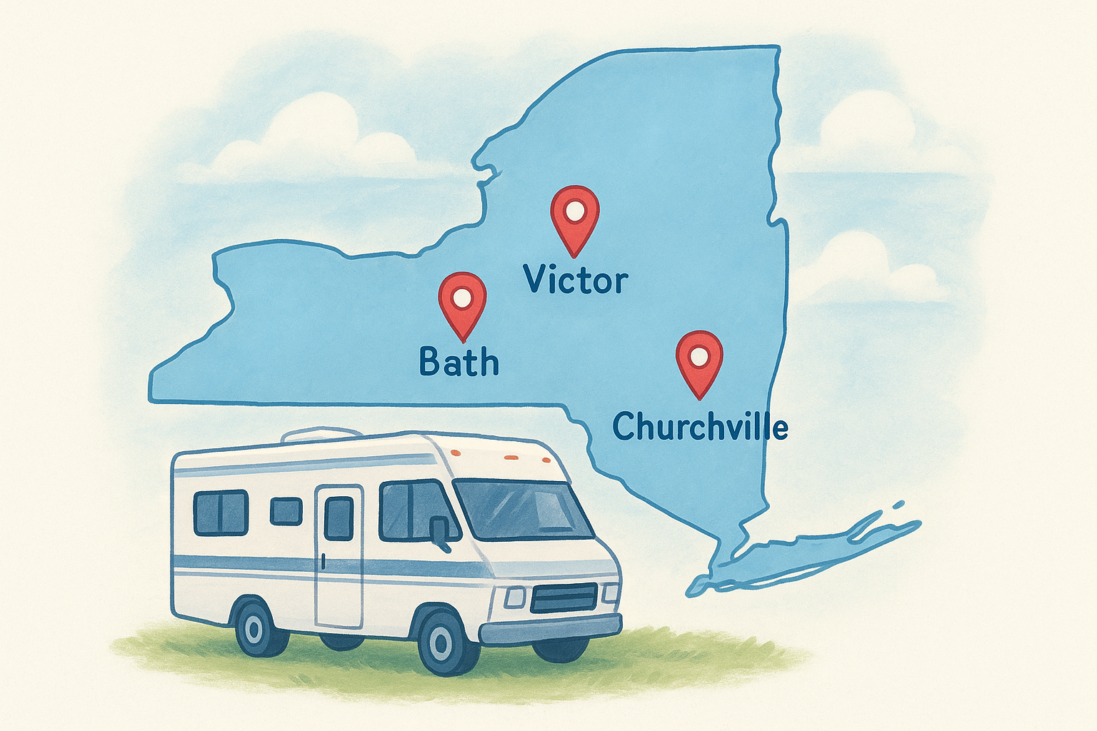 Where their New York locations help RV owners
