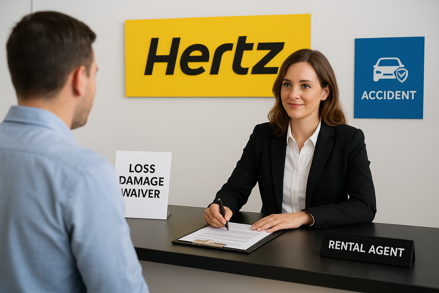 What Hertz accident policies cover