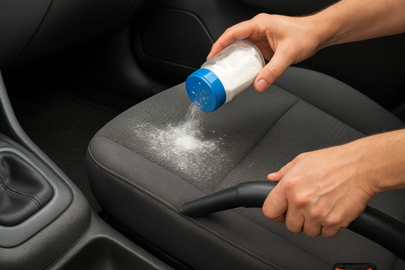Cleaning fabric seats and carpet