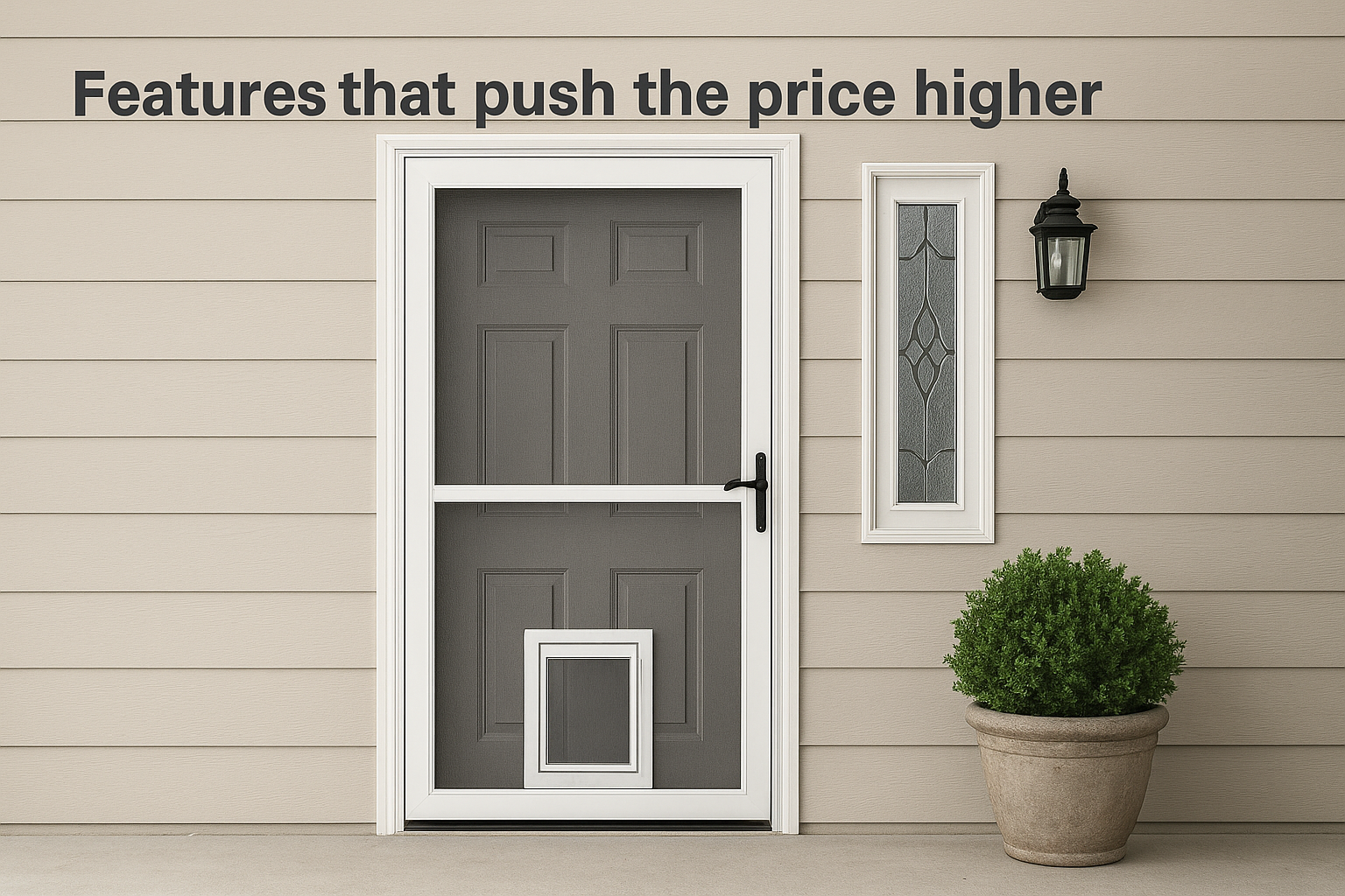 Features that push the price higher