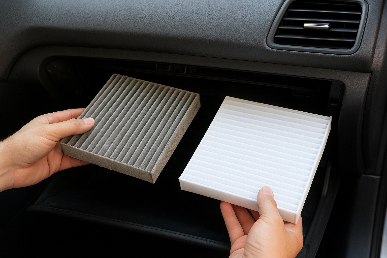 Replace the cabin air filter