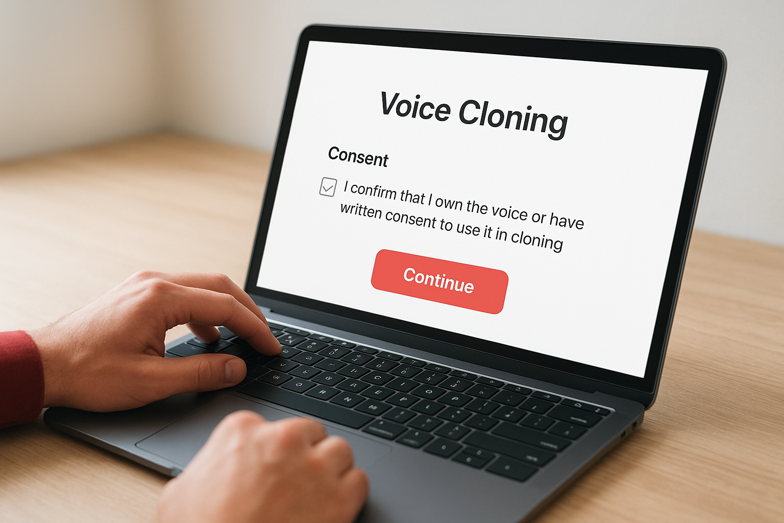 How to activate the voice clone feature