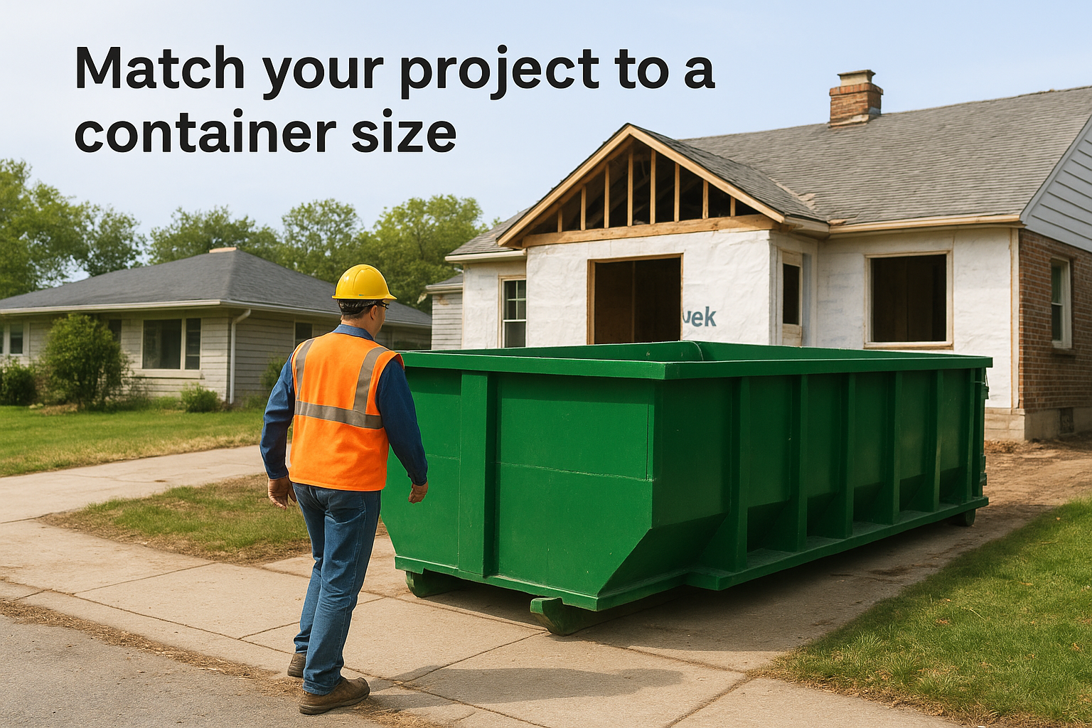 Match your project to a container size