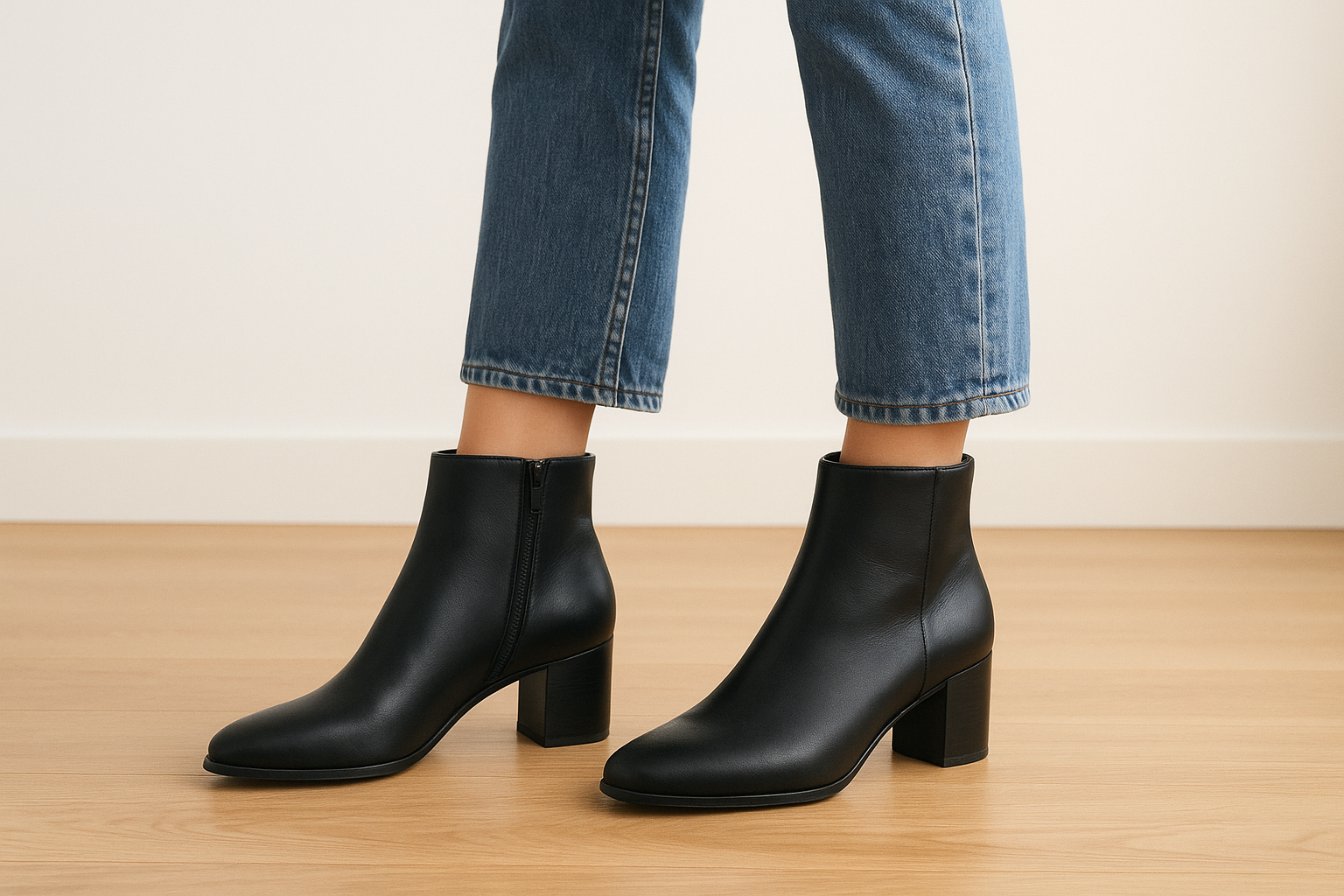 14. Black ankle boots