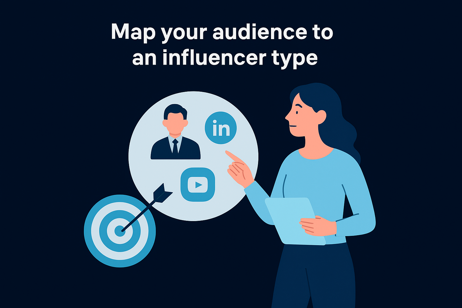Map your audience to an influencer type