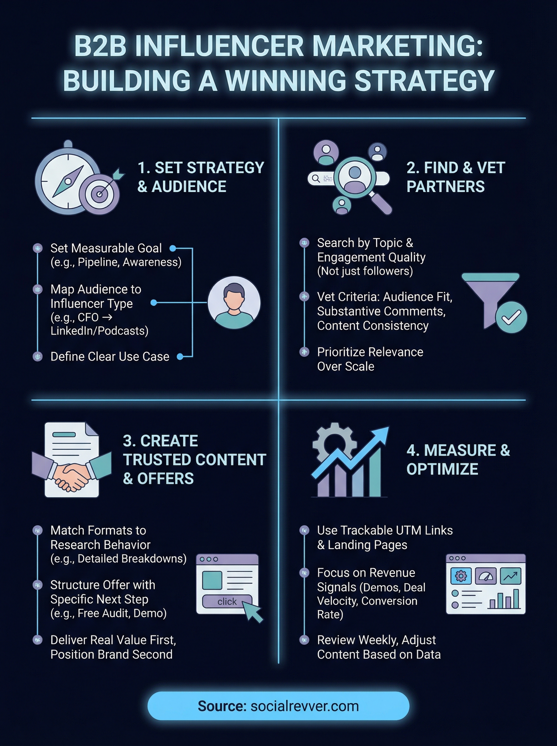 b2b influencer marketing infographic