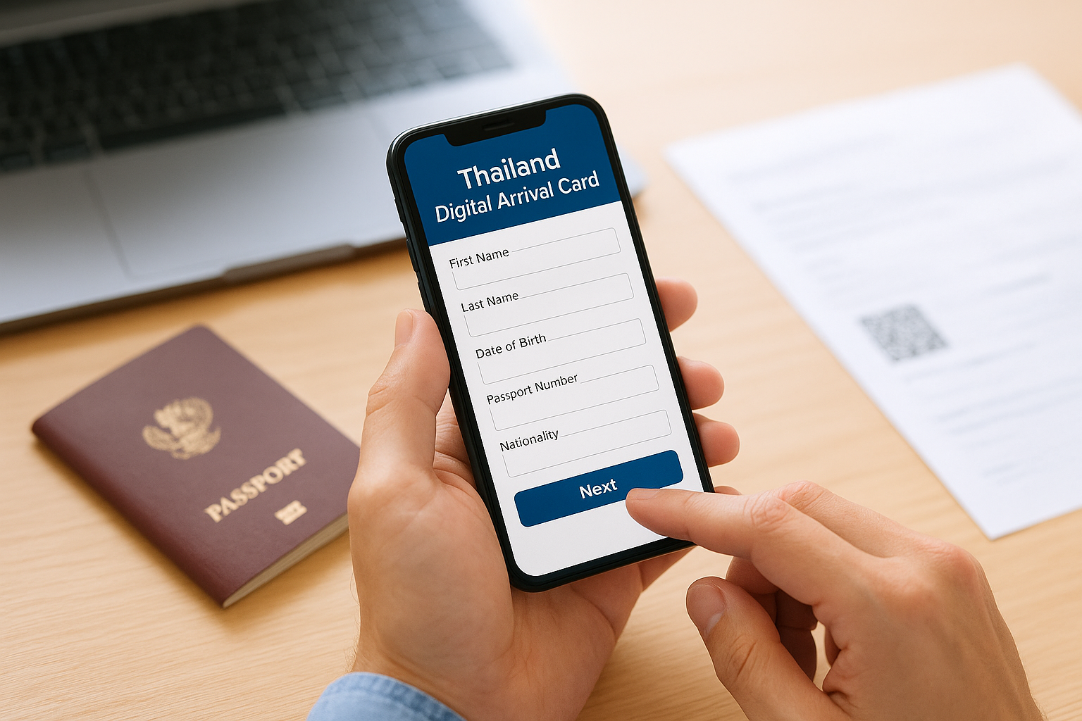 Jak wypełnić TDAC przed podróżą krok po kroku