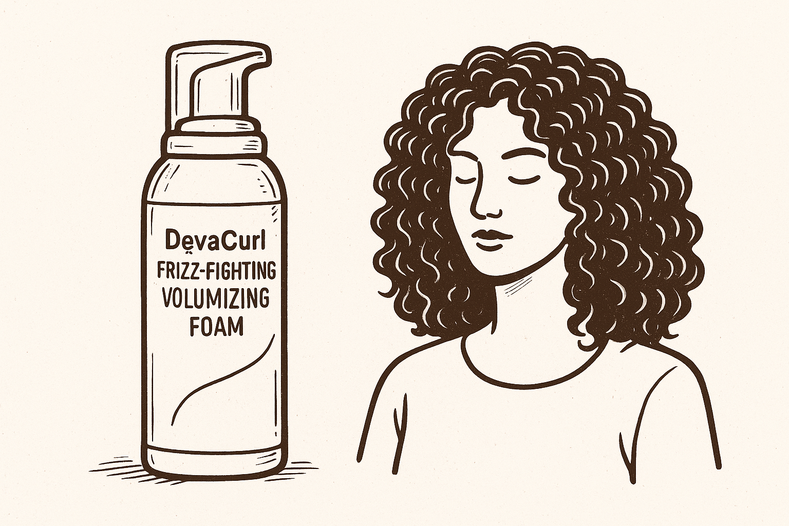 1. DevaCurl Frizz-Fighting Volumizing Foam
