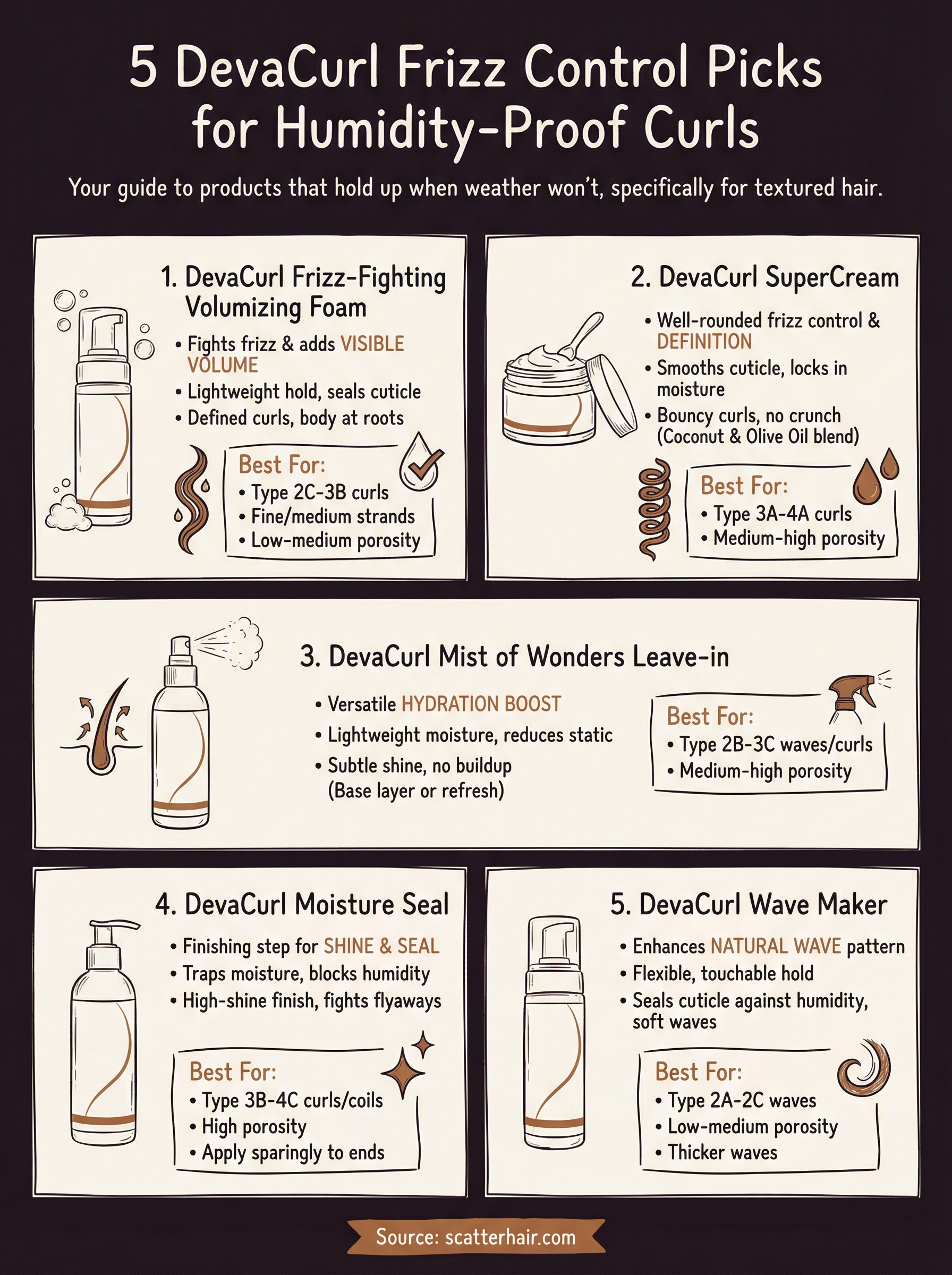 devacurl frizz control infographic