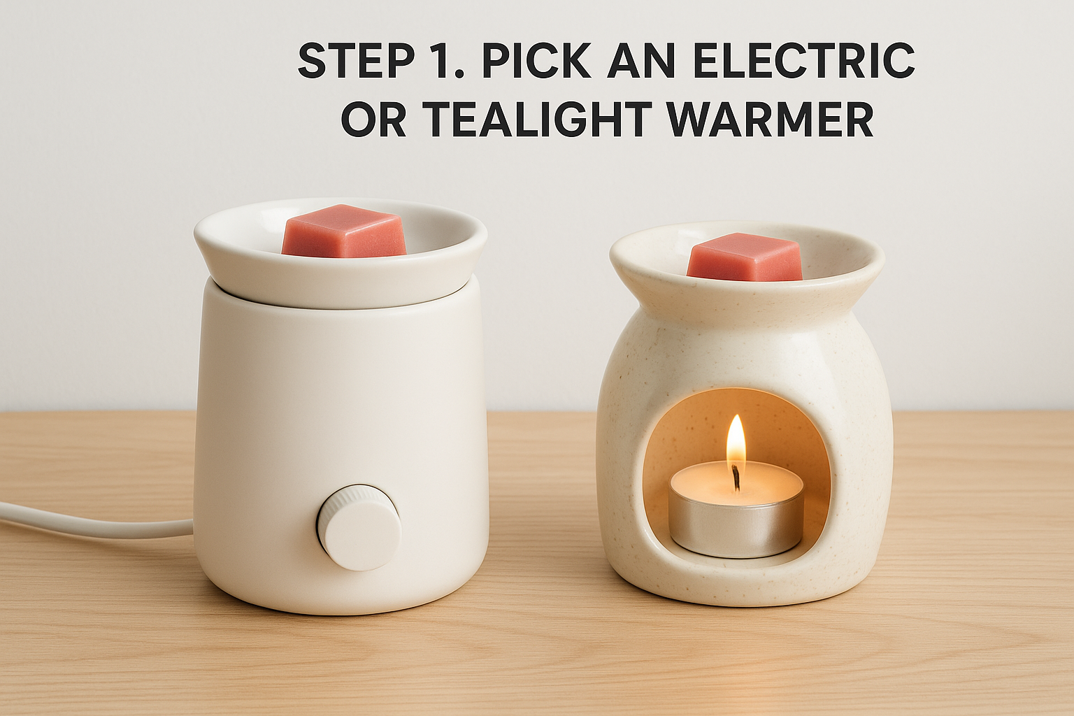 Step 1. Pick an electric or tealight warmer