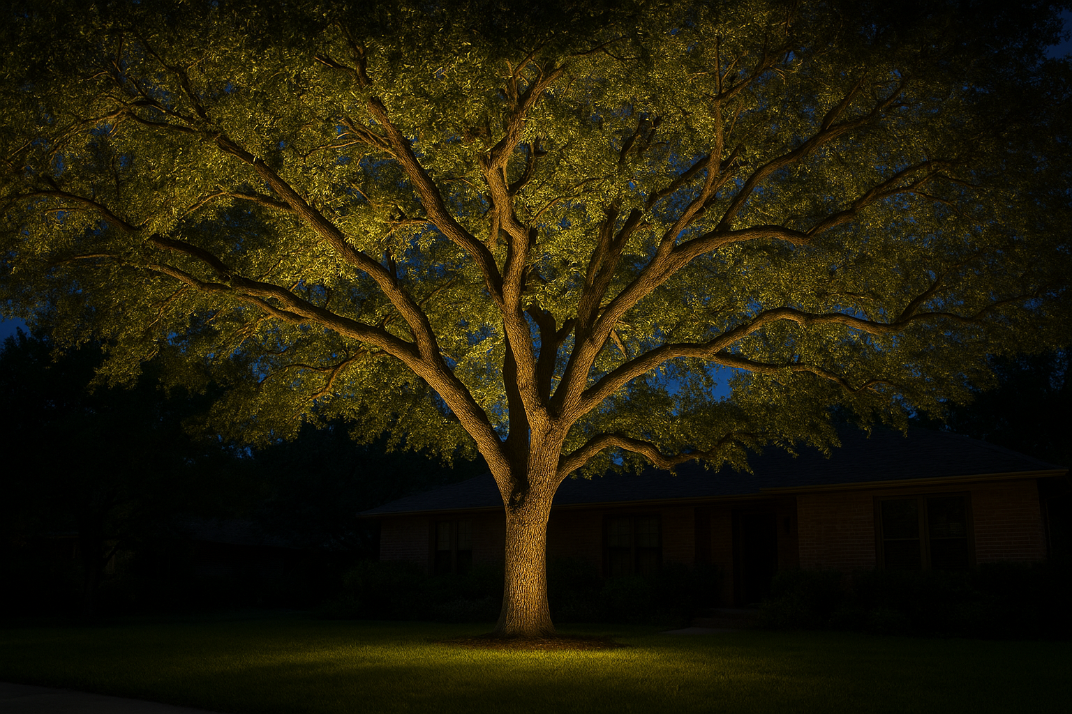 2. Add moonlighting in mature trees